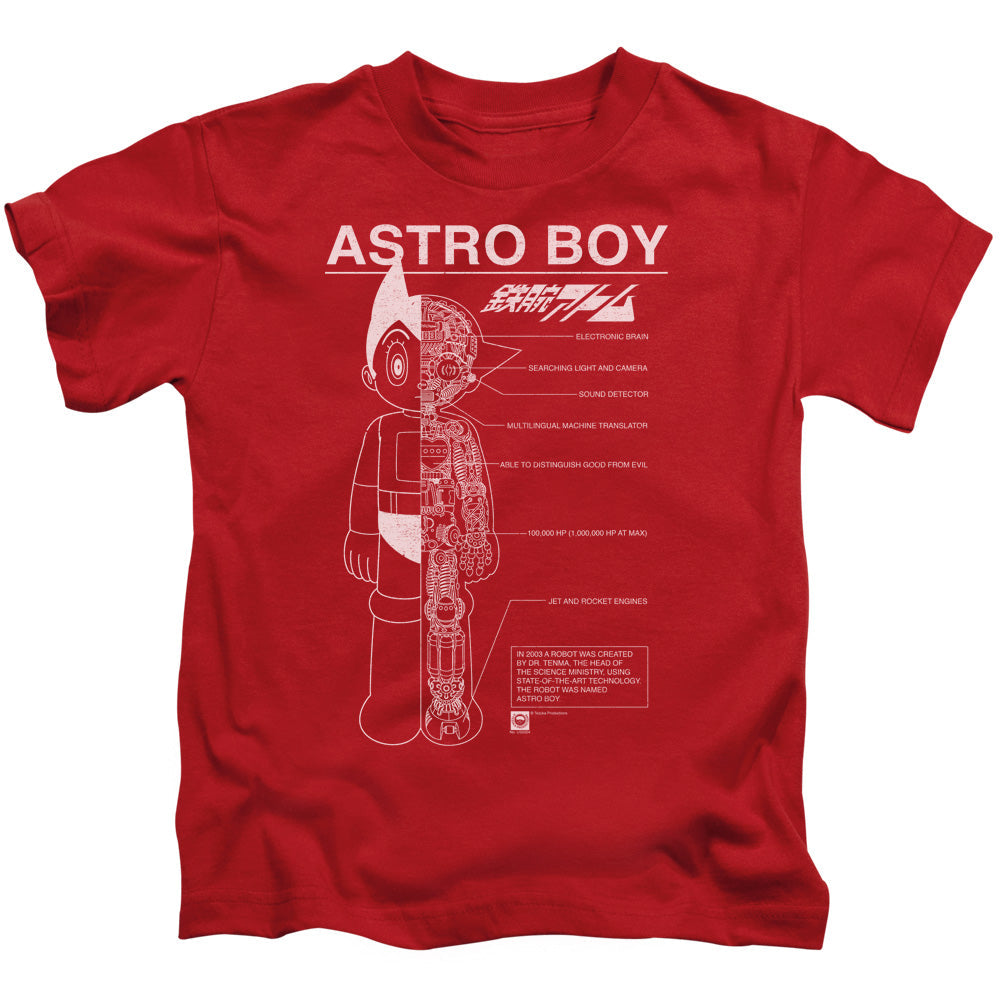 Astro Boy Schematics Juvenile Kids Youth T Shirt Red Style001 Hoodie, Sweatshirt | CiraTrend.com