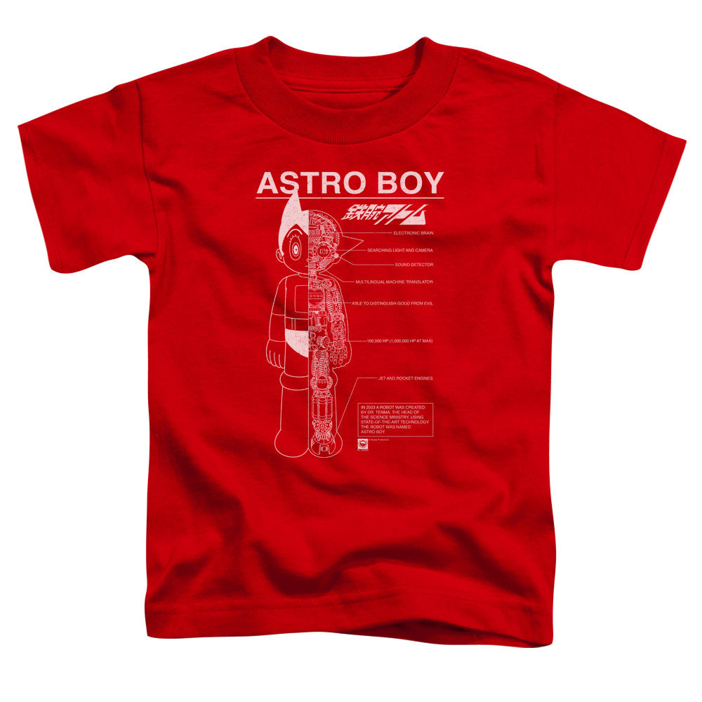 Astro Boy Schematics Toddler Kids Youth T Shirt Red Hoodie, Sweatshirt | CiraTrend.com