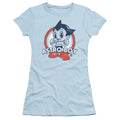 Astro Boy Target Junior Sheer Cap Sleeve Womens T Shirt Light Blue Hoodie, Sweatshirt | CiraTrend.com