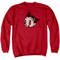 Astro Boy Face Mens Crewneck Sweatshirt Red T-Shirts, Hoodie | CiraTrend.com