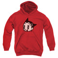 Astro Boy Face Kids Youth Hoodie Red T-Shirts, Sweatshirt | CiraTrend.com