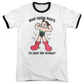 Astro Boy Who Needs Parts Heather Ringer White T-Shirts, Hoodie, Sweatshirt