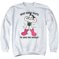 Astro Boy Who Needs Parts Mens Crewneck Sweatshirt White T-Shirts, Hoodie | CiraTrend.com
