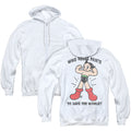 Astro Boy Who Needs Parts Back Print Zipper Mens Hoodie White T-Shirts, Sweatshirt | CiraTrend.com