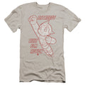 Astro Boy Built For Action Premium Bella Canvas Slim Fit Mens T Shirt Silver Hoodie, Sweatshirt | CiraTrend.com