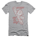 Astro Boy Built For Action Slim Fit Mens T Shirt Silver Hoodie, Sweatshirt | CiraTrend.com