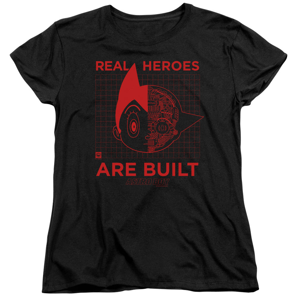Astro Boy Real Hero Womens T Shirt Black Hoodie, Sweatshirt | CiraTrend.com