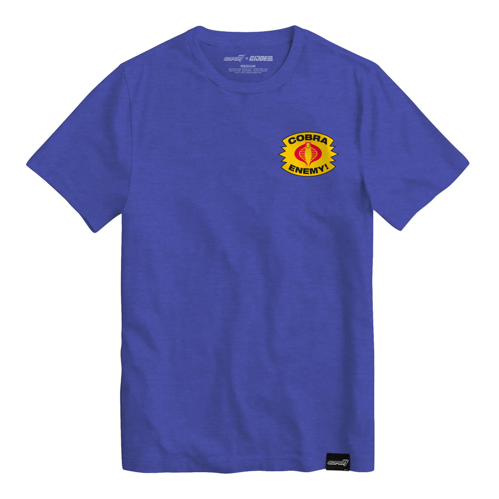 G.I. Joe Cobra Enemy T-shirt - True Heather Blue Hoodie, Sweatshirt | CiraTrend.com (Image 1)