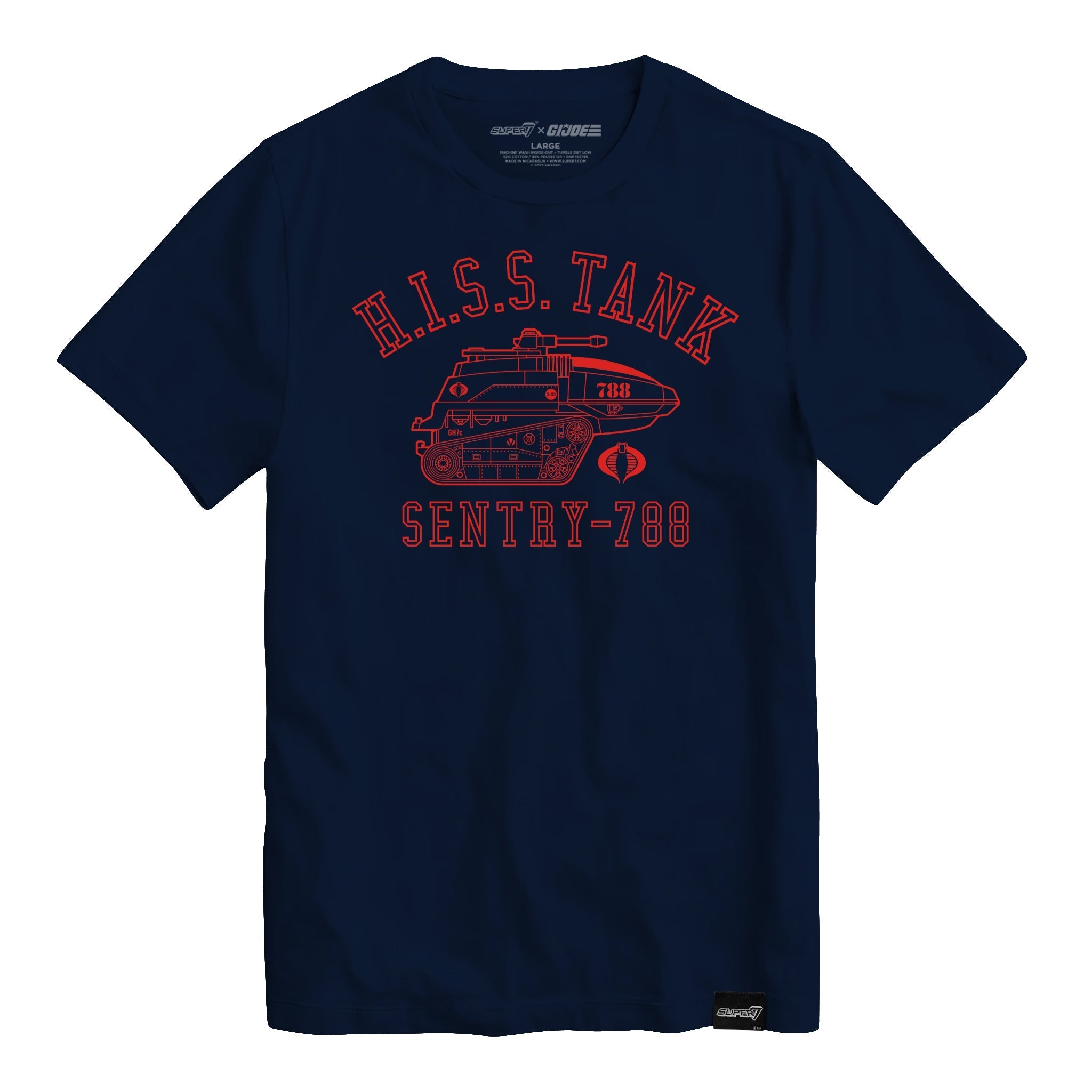 G.I. Joe Hiss Tank T-shirt - NAVY Hoodie, Sweatshirt | CiraTrend.com (Image 1)