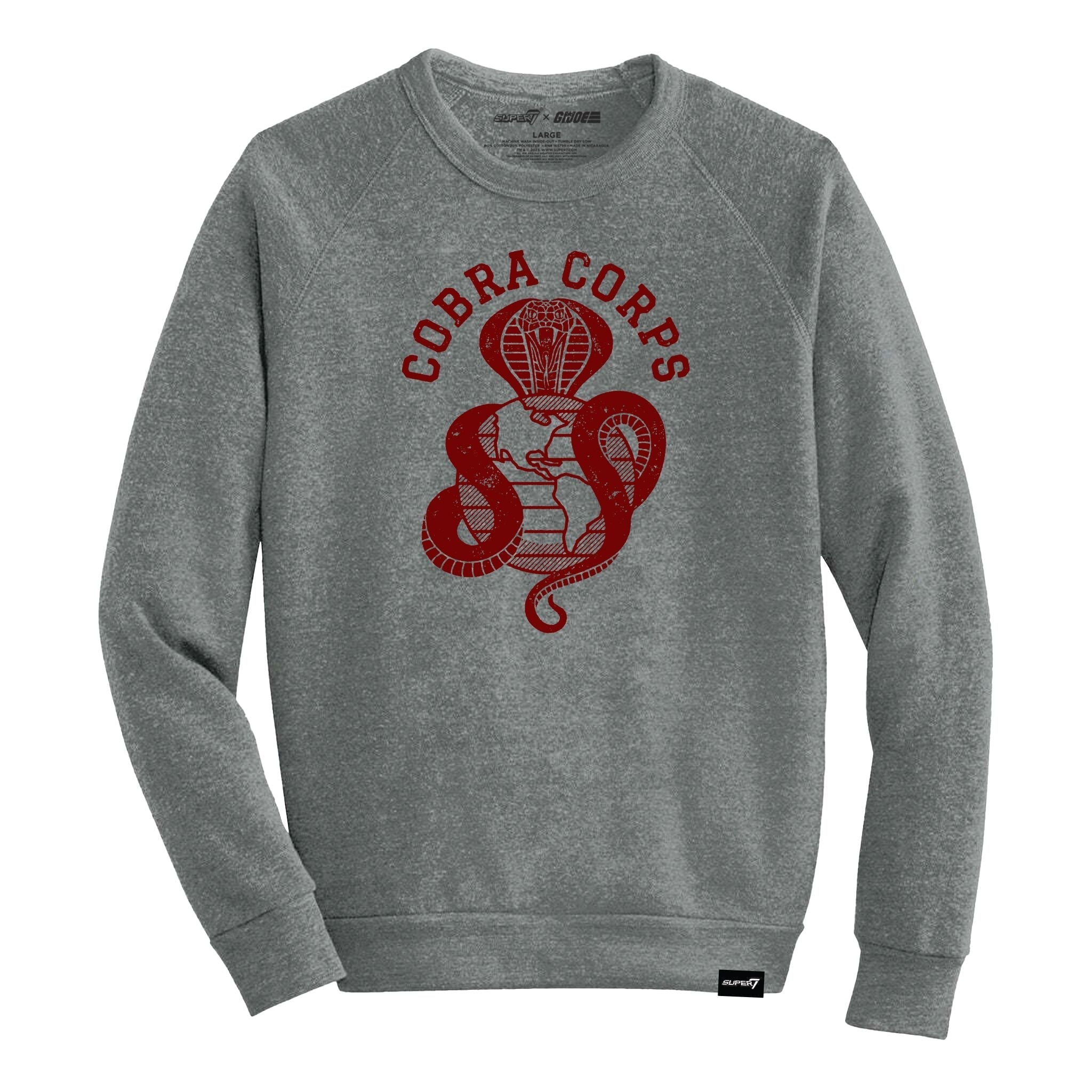 G.I. Joe Fleece - Cobra Fleece Crewneck Sweatshirt T-Shirts, Hoodie | CiraTrend.com (Image 1)