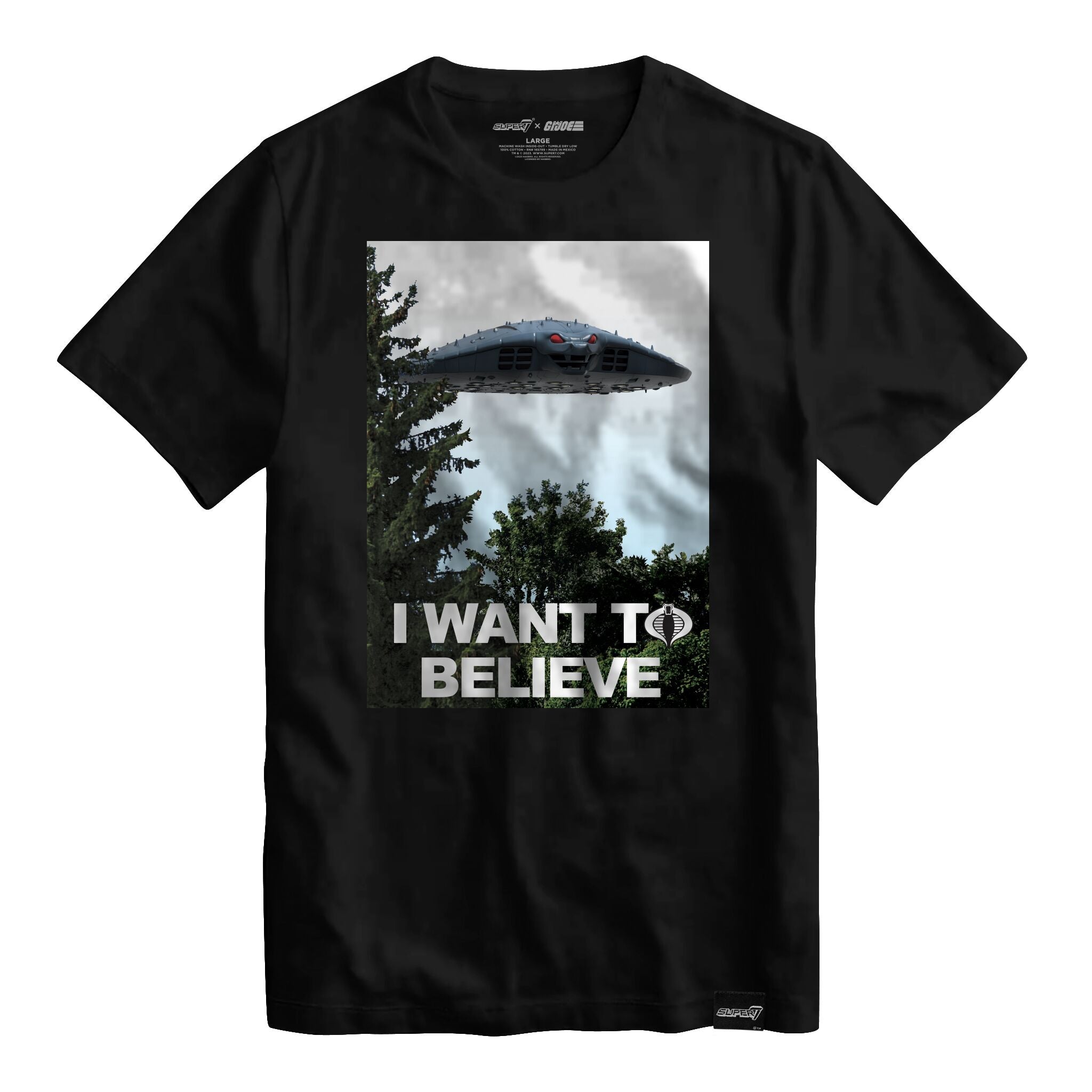 G.I. Joe I Want To Believe Mothership T-shirt Hoodie, Sweatshirt | CiraTrend.com (Image 1)