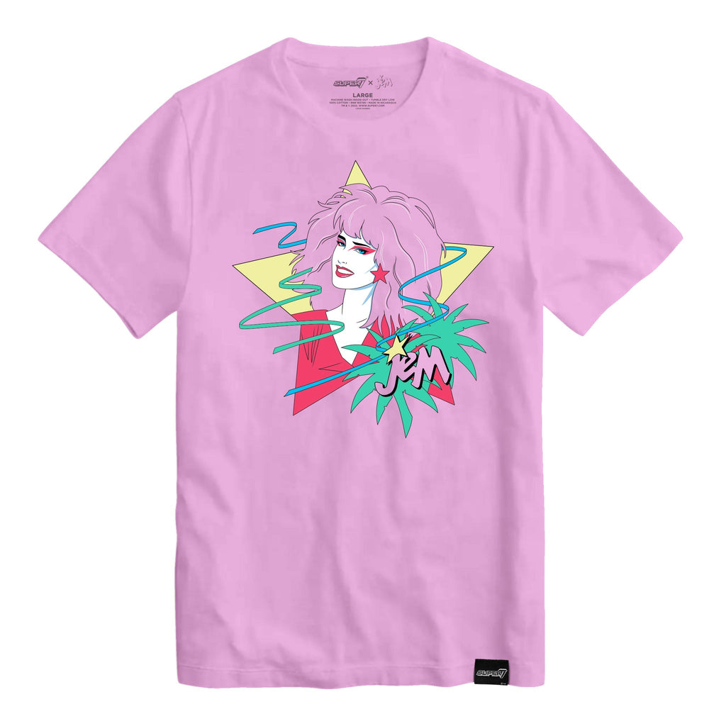Jem and The Holograms - Jem Portrait Star T-shirt Hoodie, Sweatshirt | CiraTrend.com (Image 1)