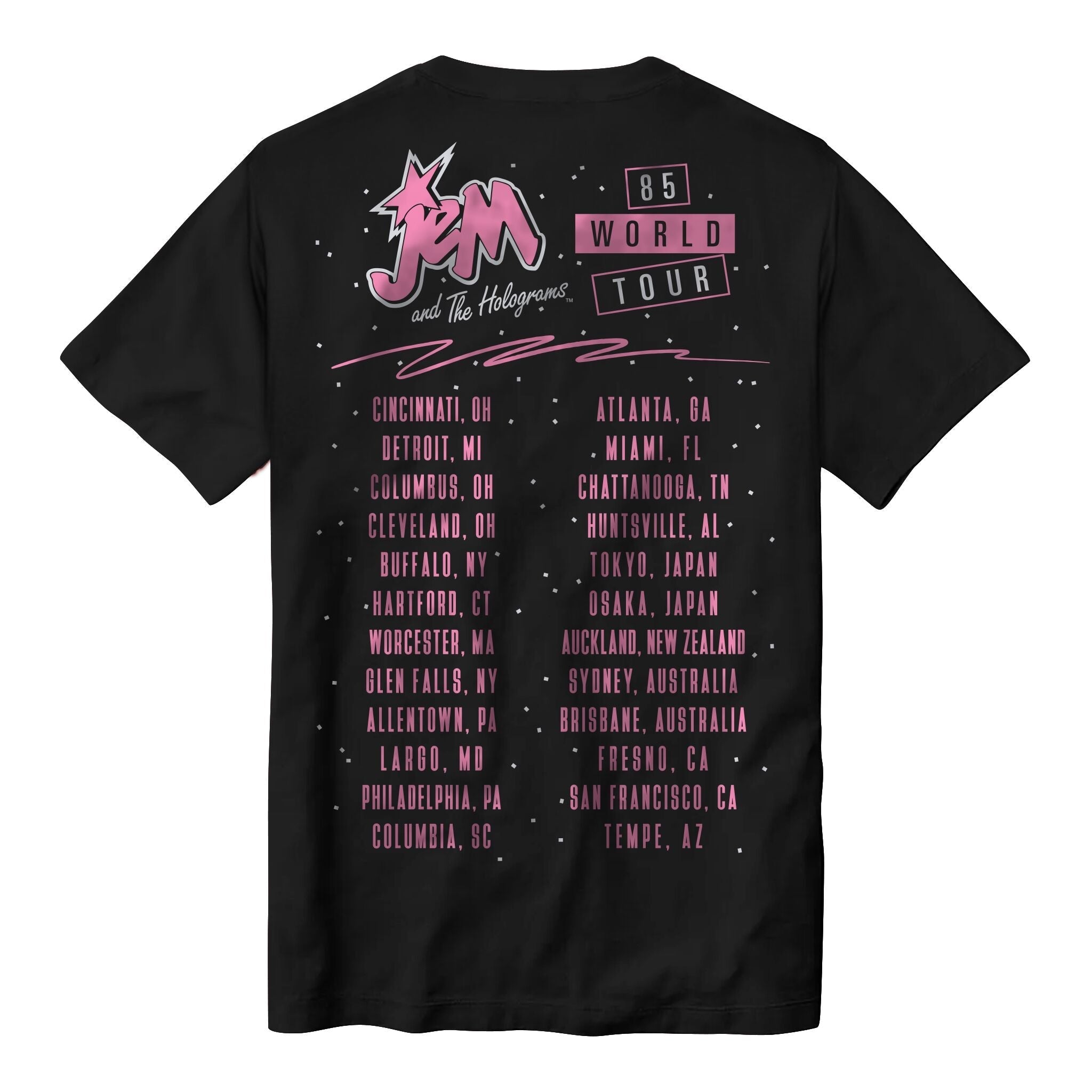 Jem and the Holograms World Tour T-shirt Hoodie, Sweatshirt | CiraTrend.com (Image 4)