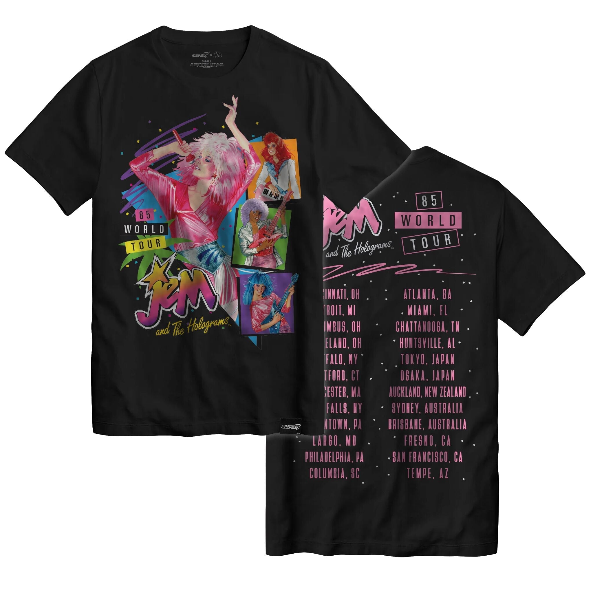 Jem and the Holograms World Tour T-shirt Hoodie, Sweatshirt | CiraTrend.com (Image 1)
