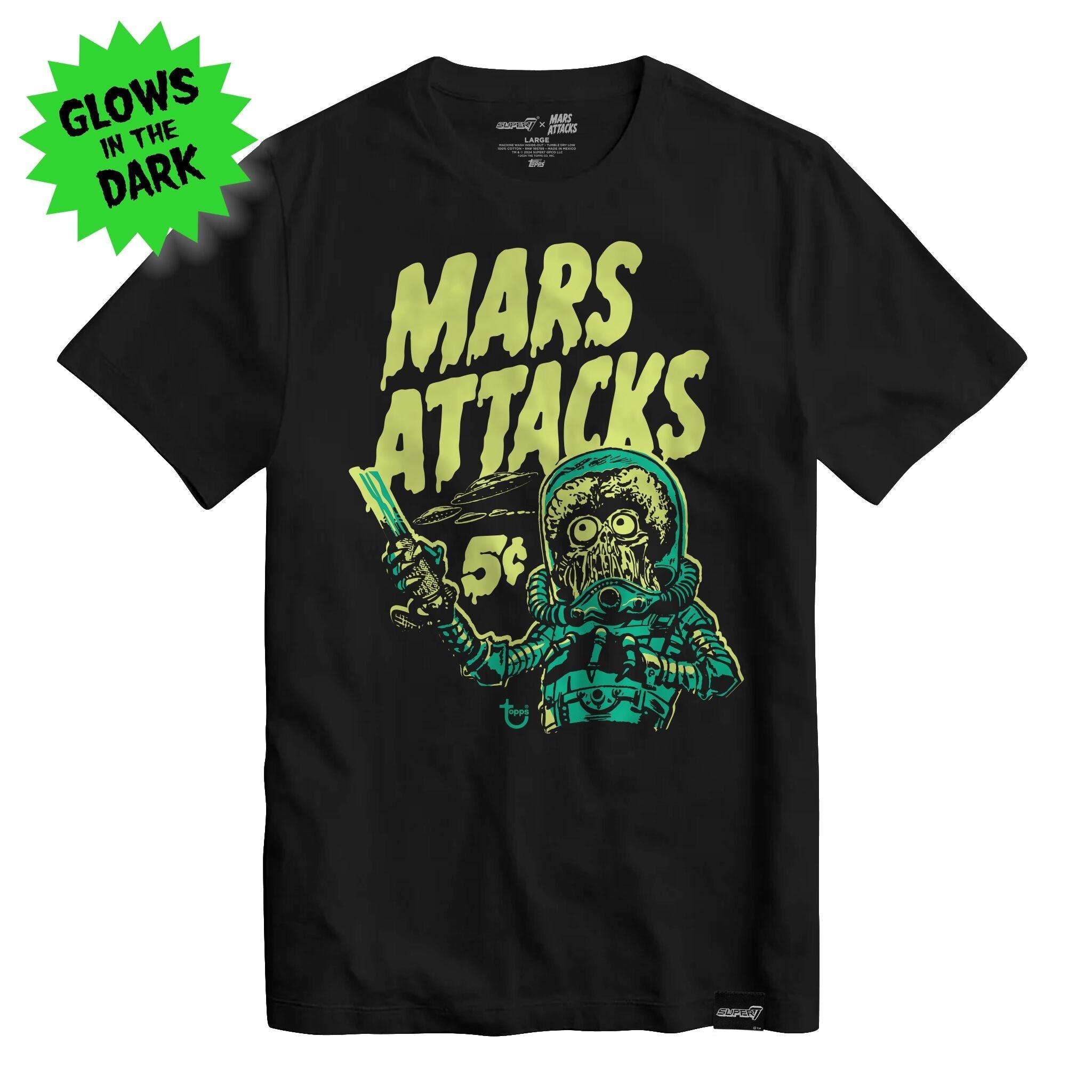 Mars Attacks Wax Wrapper Tshirt Hoodie, Sweatshirt | CiraTrend.com (Image 3)