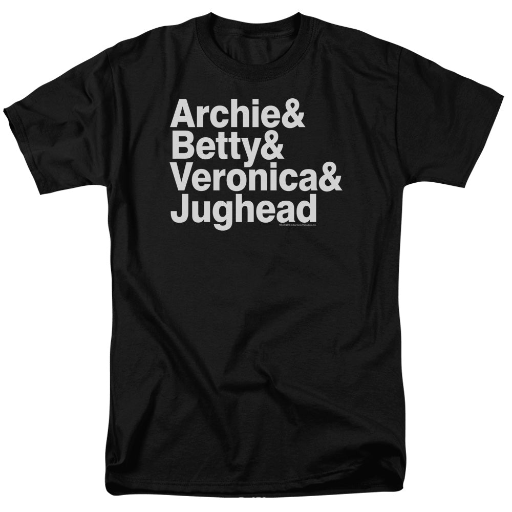 Archie Comics Ampersand List Mens T Shirt Black Hoodie, Sweatshirt | CiraTrend.com