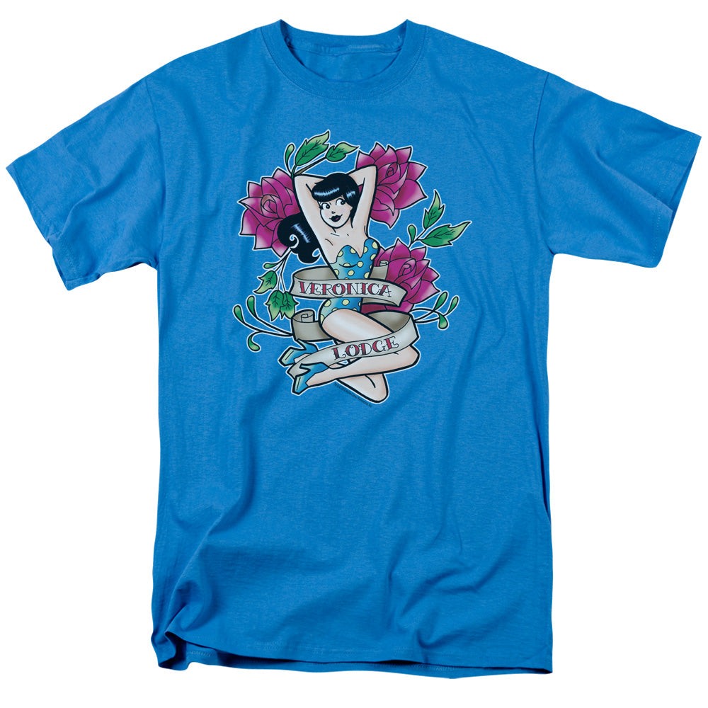 Archie Comics Veronica Tattoo Mens T Shirt Turquoise Hoodie, Sweatshirt | CiraTrend.com