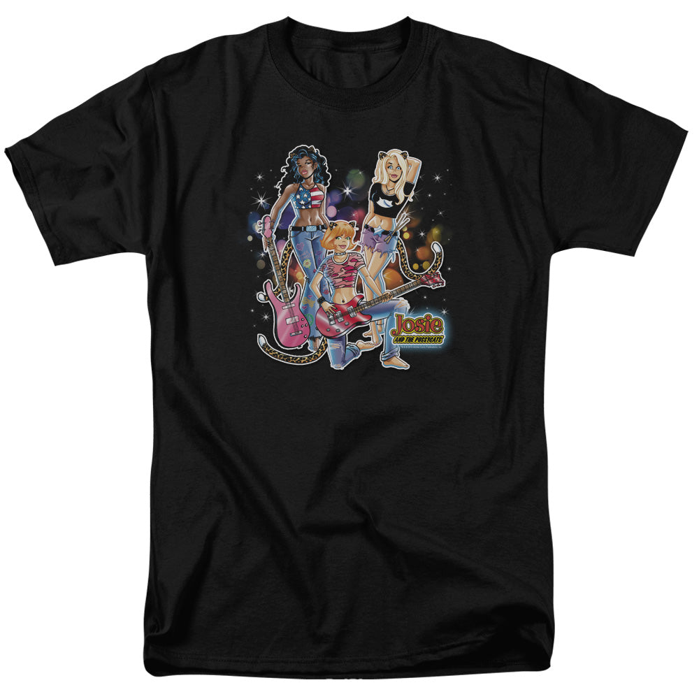 Archie Comics Pussycats Rock Mens T Shirt Black Hoodie, Sweatshirt | CiraTrend.com
