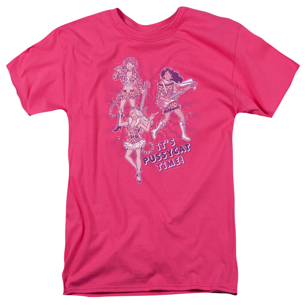 Archie Comics Its Pussycat Time Mens T Shirt Hot Pink Hoodie, Sweatshirt | CiraTrend.com