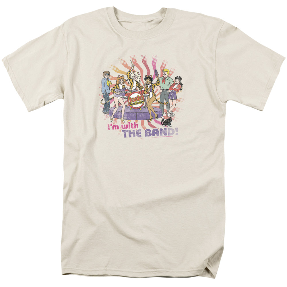 Archie Comics With The Band Mens T Shirt Cream Hoodie, Sweatshirt | CiraTrend.com