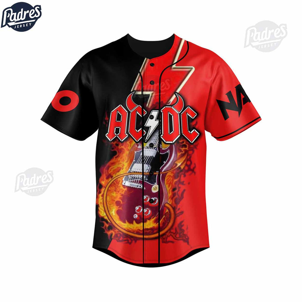 ACDC Hells Bells Custom Baseball Jersey - Padres Jersey Oasis: Elevate Your Baseball Style Game