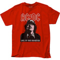 AC/DC Lock Up Your Daughters Mens T Shirt Red Hoodie, Sweatshirt | CiraTrend.com