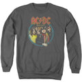 AC/DC Highway To Hell Mens Crewneck Sweatshirt Charcoal T-Shirts, Hoodie | CiraTrend.com