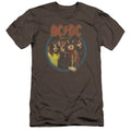 ACDC Highway To Hell Premium Bella Canvas Slim Fit Mens T Shirt Charcoal Hoodie, Sweatshirt | CiraTrend.com (Image 1)