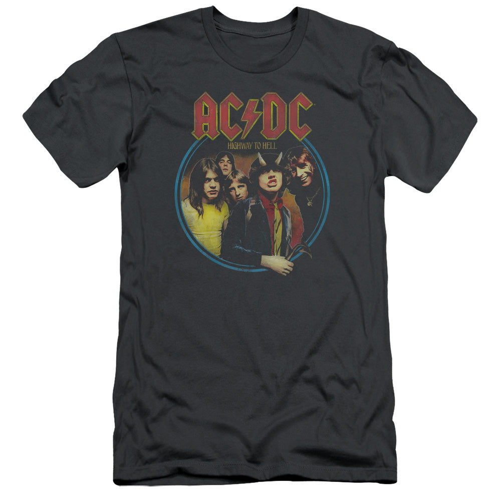 AC/DC Highway To Hell Slim Fit Mens T Shirt 
Charcoal Hoodie, Sweatshirt | CiraTrend.com
