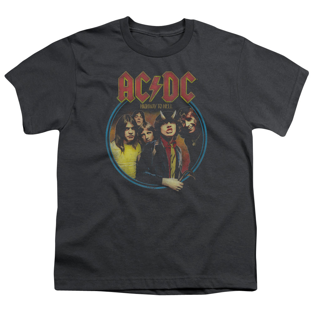 AC/DC Highway To Hell Kids Youth T Shirt Charcoal Hoodie, Sweatshirt | CiraTrend.com