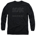 AC/DC Back In Black Mens Long Sleeve Shirt Black Hoodie, Sweatshirt | CiraTrend.com