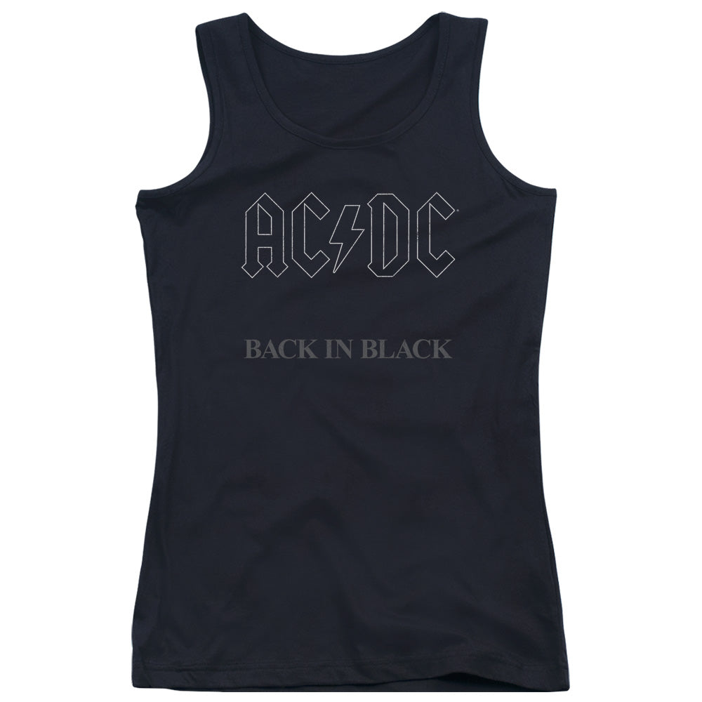 AC/DC Back In Black Womens Tank Top Shirt Black Hoodie, Sweatshirt | CiraTrend.com