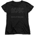 AC/DC Back In Black Womens T Shirt Black Hoodie, Sweatshirt | CiraTrend.com