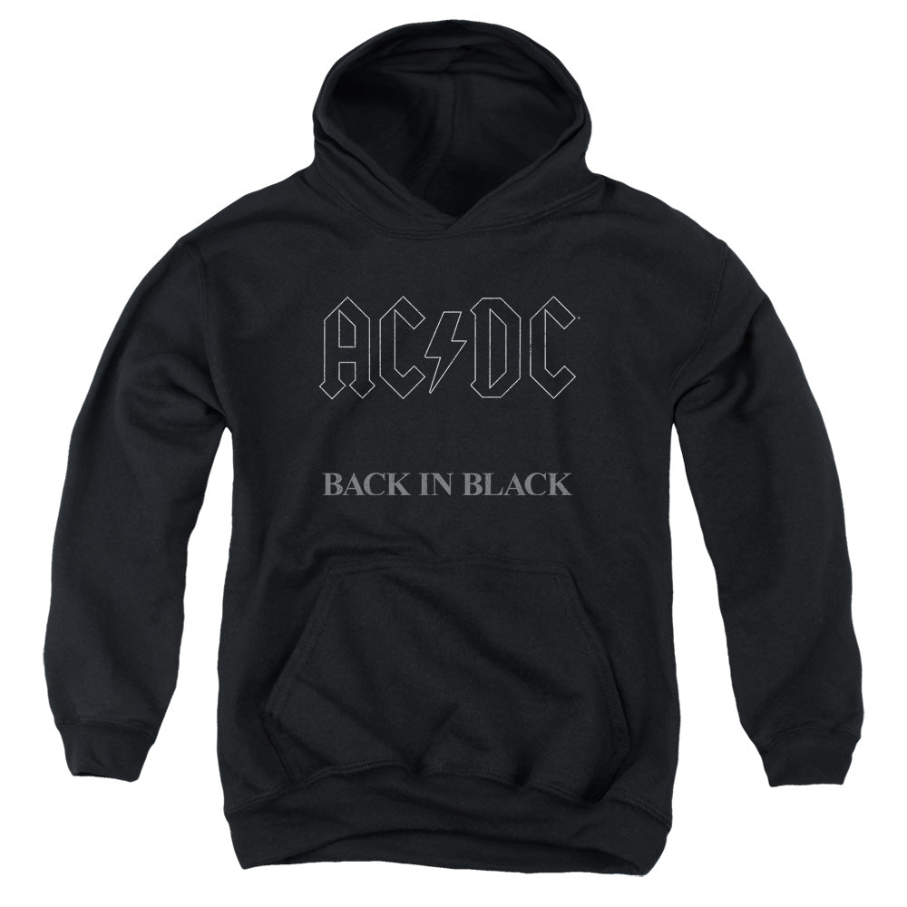 AC/DC Back In Black Kids Youth Hoodie Black T-Shirts, Sweatshirt | CiraTrend.com