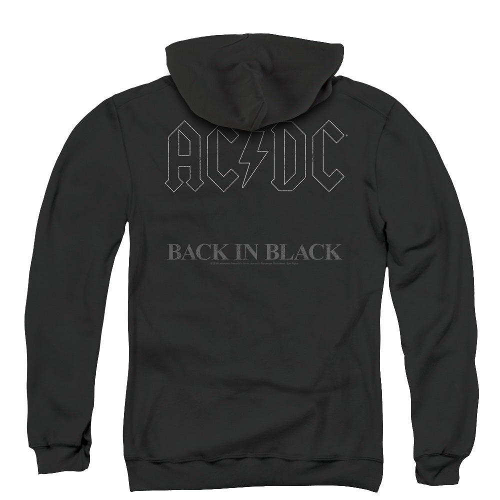 AC DC Back Black Back Print Zipper Black T-Shirts, Hoodie, Sweatshirt