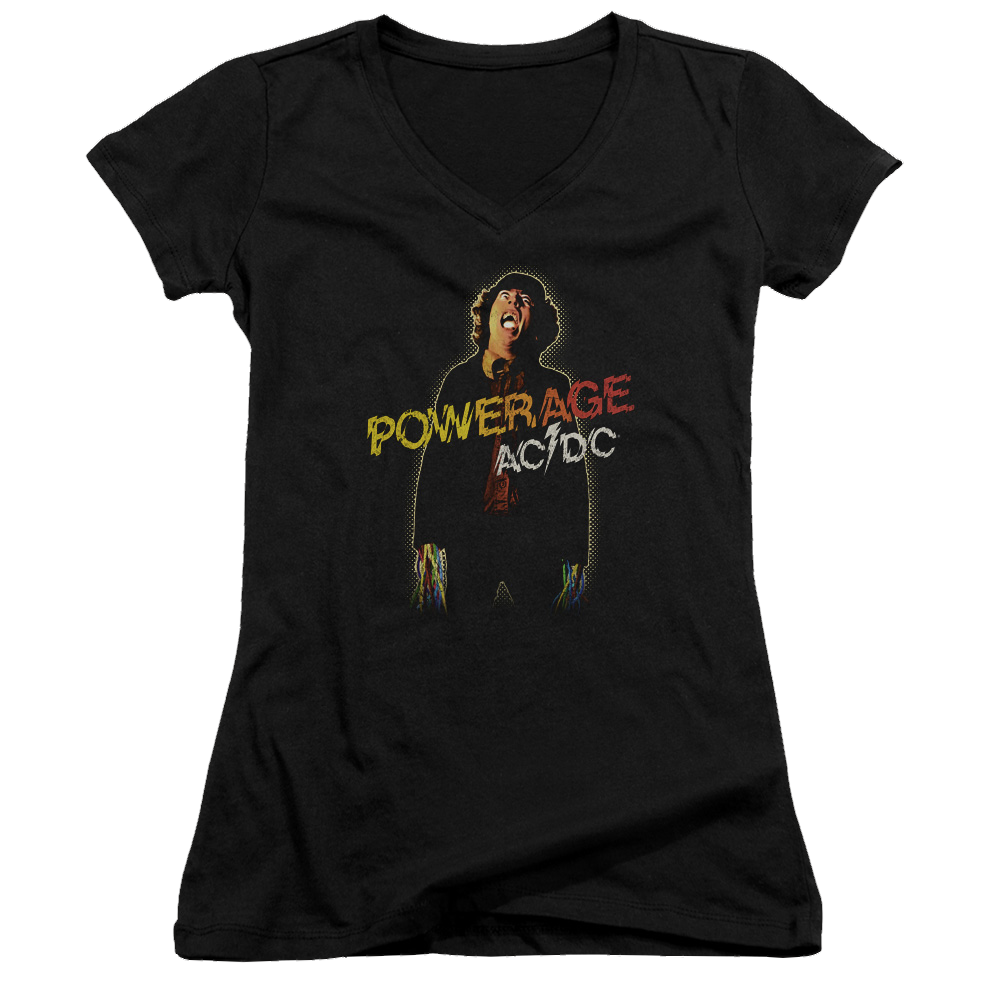 AC/DC Powerage - Juniors V-Neck T-Shirt Hoodie, Sweatshirt | CiraTrend.com