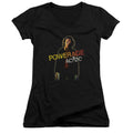 AC/DC Powerage Junior Sheer Cap Sleeve V-Neck Womens T Shirt Black Hoodie, Sweatshirt | CiraTrend.com