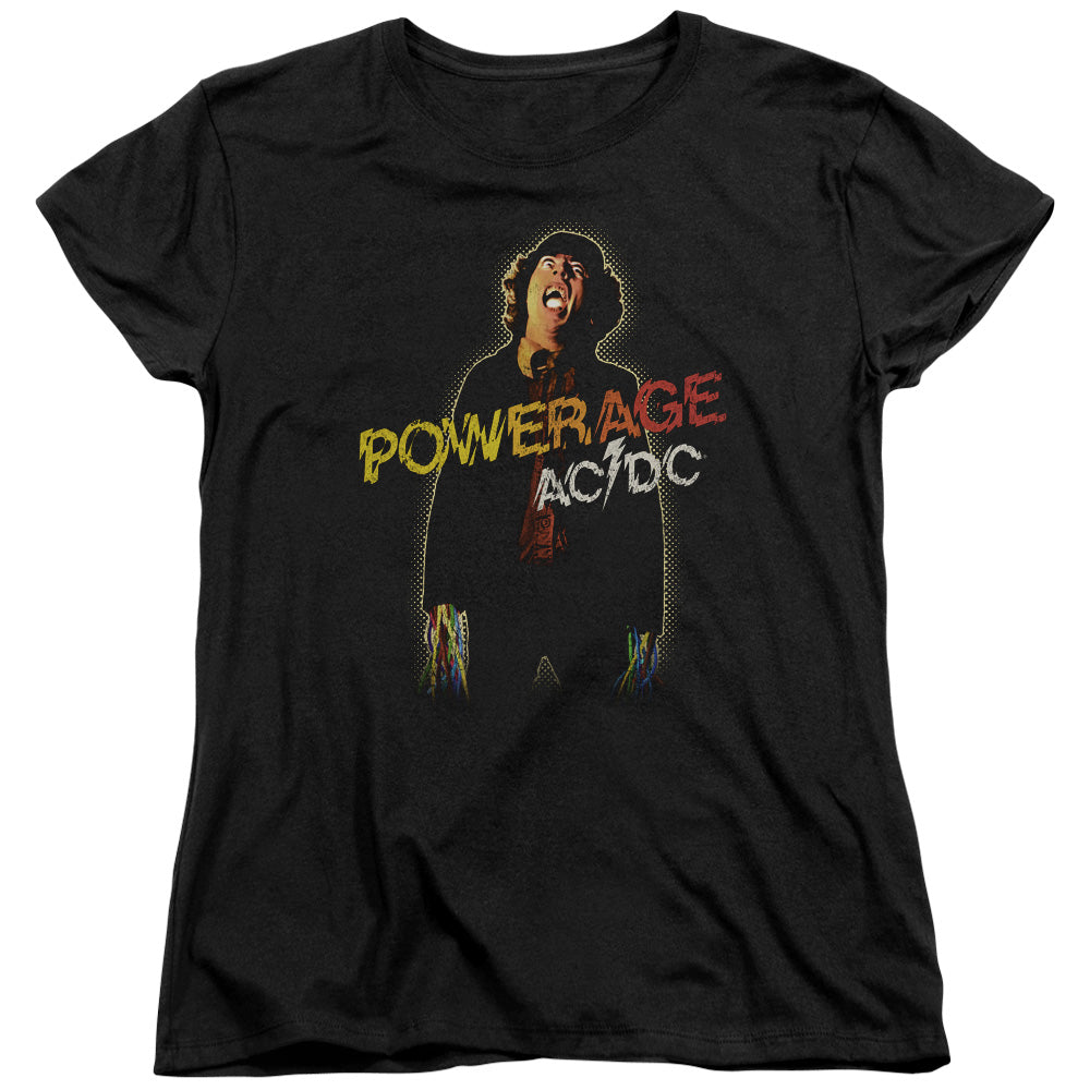 AC/DC Powerage Womens T Shirt Black Hoodie, Sweatshirt | CiraTrend.com