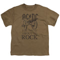 AC/DC For Those About To Rock Kids Youth T Shirt Safari Green Hoodie, Sweatshirt | CiraTrend.com
