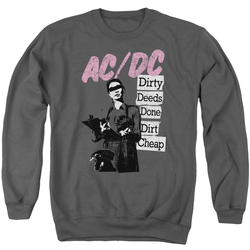 ACDC Acdc Dirty Deeds - Men's Crewneck Sweatshirt T-Shirts, Hoodie | CiraTrend.com