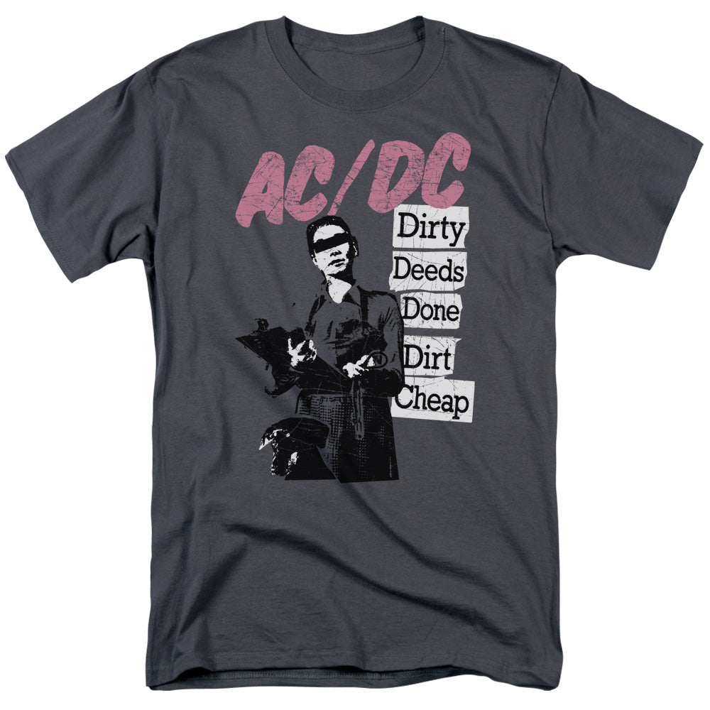 AC/DC Dirty Deeds Mens T Shirt Charcoal Hoodie, Sweatshirt | CiraTrend.com