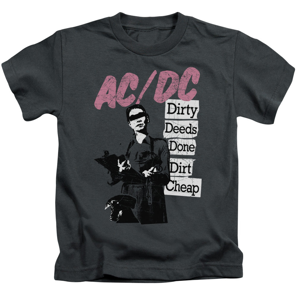 AC/DC Dirty Deeds Juvenile Kids Youth T Shirt Charcoal Hoodie, Sweatshirt | CiraTrend.com