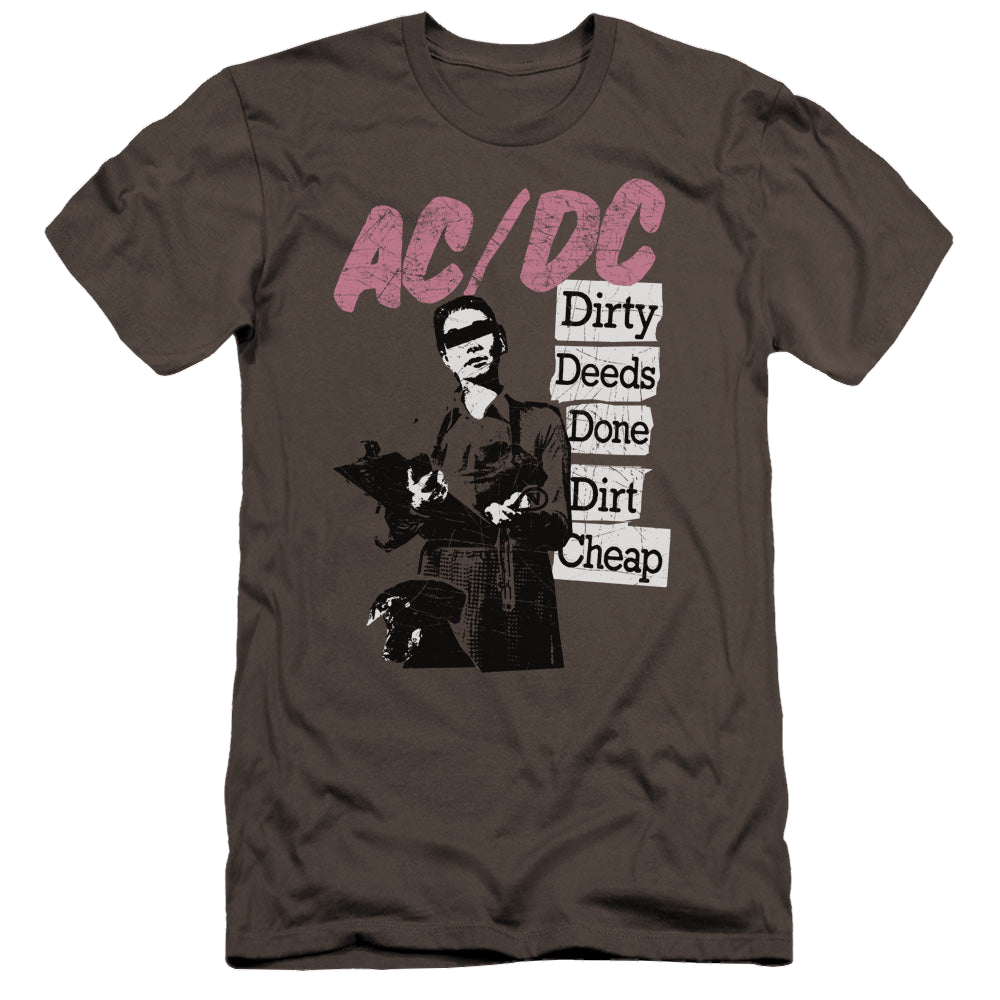ACDC Acdc Dirty Deeds - Men's Premium Slim Fit T-Shirt Hoodie, Sweatshirt | CiraTrend.com