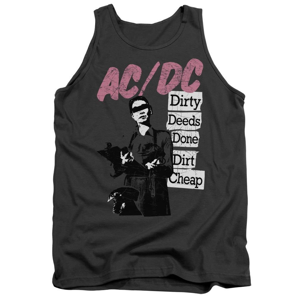 AC/DC Dirty Deeds Mens Tank Top Shirt Charcoal Hoodie, Sweatshirt | CiraTrend.com