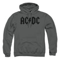 Acdc Worn Logo Mens Hoodie Charcoal T-Shirts, Sweatshirt | CiraTrend.com (Image 1)