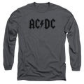 AC/DC Worn Logo - Men's Long Sleeve T-Shirt Hoodie, Sweatshirt | CiraTrend.com