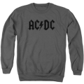 AC/DC Worn Logo - Men's Crewneck Sweatshirt T-Shirts, Hoodie | CiraTrend.com