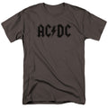 Acdc Worn Logo Mens T Shirt Charcoal Hoodie, Sweatshirt | CiraTrend.com