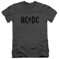 AC/DC Worn Logo - Men's V-Neck T-Shirt Hoodie, Sweatshirt | CiraTrend.com