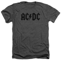AC/DC Worn Logo - Men's Heather T-Shirt Hoodie, Sweatshirt | CiraTrend.com